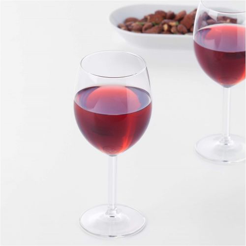 이케아 [아마존베스트]Red Wine Glass By Ikea- Svalka Series SET OF 6, 10 0Z