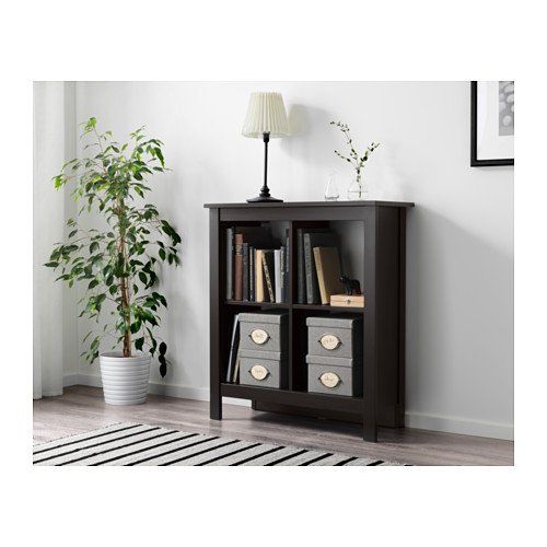 이케아 IKEA Ikea Shelf unit, black-brown 1428.8814.2622