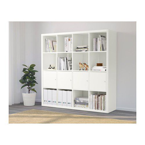 이케아 IKEA Ikea Shelf unit with 4 inserts, white 8202.52314.3426