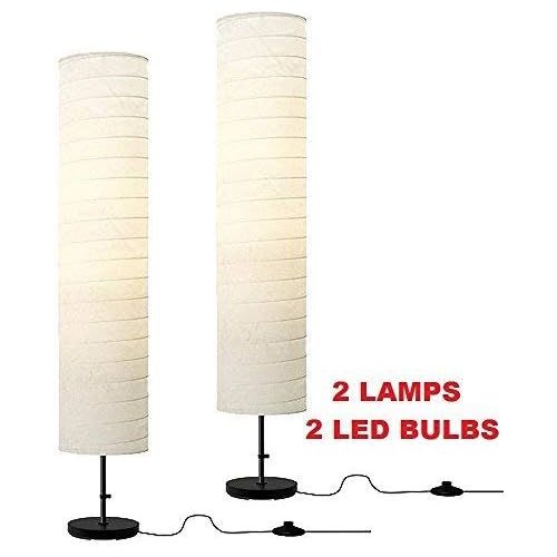 이케아 Ikea Floor Lamp, 46-inch, White (White, 2)