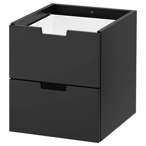  IKEA.. 503.659.26 Nordli Modular 2-Drawer Chest, Anthracite