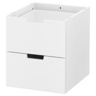 IKEA.. 503.834.59 Nordli Modular 2-Drawer Chest, White