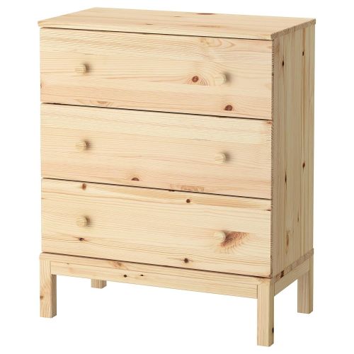  IKEA.. 303.607.03 Tarva 3-Drawer Chest, Pine