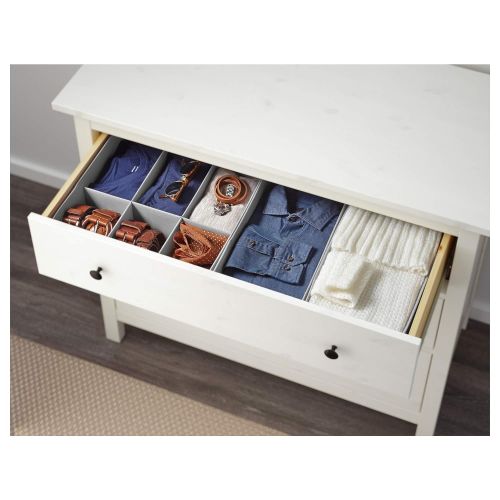  IKEA.. 703.604.14 Hemnes 3-Drawer Chest, White Stain