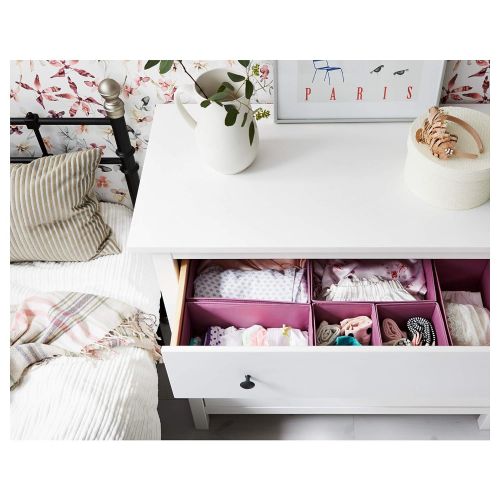  IKEA.. 703.604.14 Hemnes 3-Drawer Chest, White Stain