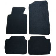 Floor Mats Fits 1999-2005 BMW E46 | 3-Series OEM Factory Fitment Car Floor Mats Front & Rear Nylon by IKON MOTORSPORTS | 2000 2001 2002 2003 2004