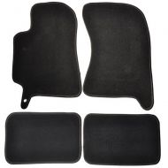 Floor Mats Fits 2002-2007 SUBARU IMPREZA WRX | Nylon BlackFront Rear Carpet by IKON MOTORSPORTS | 2003 2004 2005 2006