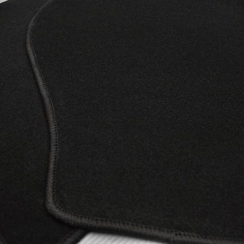  Floor Mats Fits 2011-2017 Dodge Charger | 4 PCS Black Nylon Front Carpets Flooring Protection Interior By IKON MOTORSPORTS | 2012 2013 2014 2015 2016