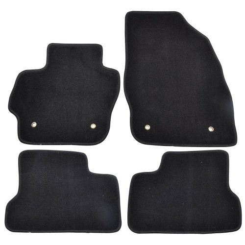  Floor Mats Fits 2010-2013 Mazda 3 | OEM Factory Fitment Car Floor Mats Front & Rear Nylon by IKON MOTORSPORTS | 2011 2012