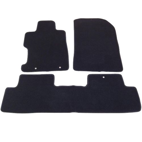  Floor Mat Fits 2006-2011 Honda Civic | OEM Factory Fitment Car Front & Rear Nylon Car Floor Carpets Carpet liner by IKON MOTORSPORTS |2007 2008 2009 2010