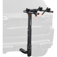 [아마존베스트]IKURAM 2 Bike Rack Bicycle Carrier Racks Hitch Mount Double Foldable Rack for Cars, Trucks, SUVs and minivans with a 2 Hitch Receiver