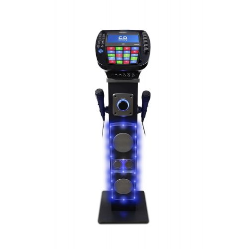  IKaraoke iKaraoke KS878-BT Bluetooth Pedestal CD&G Karaoke System, Black