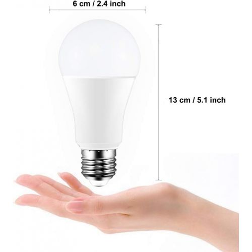  iLC Farbige Leuchtmittel LED RGBW Lampe Dimmbare Farbige Leuchtmitte Lampen 10W E27 Edison RGB LED Birnen - Dual Memory - 12 Farben - Kabellos Fernbedienung inklusive