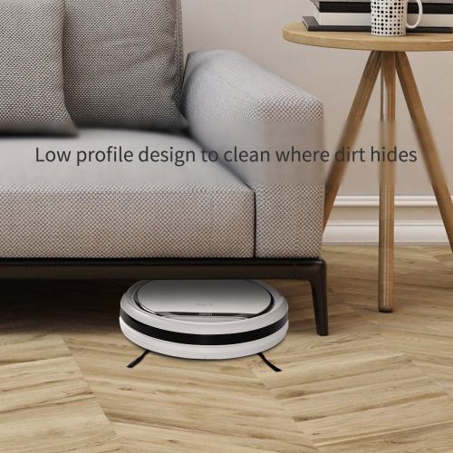  [아마존 핫딜]  [아마존핫딜]ILIFE V3s Pro Robotic Vacuum Pet Hair Care, Powerful Suction Tangle-free, Slim Design, Auto Charge, Daily Planning, Good For Hard Floor and Low Pile Carpet