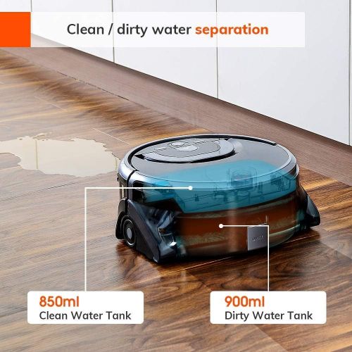  [아마존 핫딜]  [아마존핫딜]ILIFE Shinebot W400 Floor Washing Scrubbing Robot, Dual 0.9L Water Tank