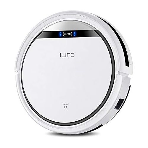  ILIFE V3s Pro Robot Vacuum Cleaner, Tangle-free Suction , Slim, Automatic Self-Charging Robotic Vacuum Cleaner, Daily Schedule Cleaning, Ideal For Pet Hair，Hard Floor and Low Pile