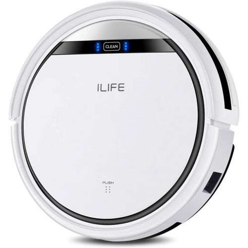  ILIFE V3s Pro Robot Vacuum Cleaner, Tangle-free Suction , Slim, Automatic Self-Charging Robotic Vacuum Cleaner, Daily Schedule Cleaning, Ideal For Pet Hair，Hard Floor and Low Pile