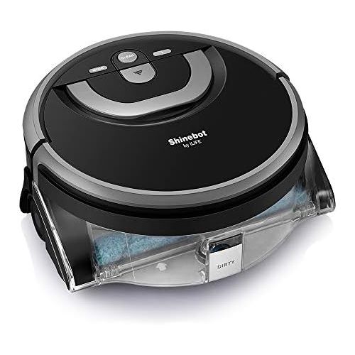  ILIFE Shinebot W400 Floor Washing Scrubbing Robot for Hard Floor, Dual 0.9L Water Tank