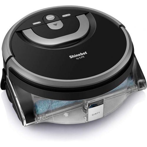  ILIFE Shinebot W400 Floor Washing Scrubbing Robot for Hard Floor, Dual 0.9L Water Tank