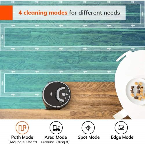  ILIFE Shinebot W400 Floor Washing Scrubbing Robot for Hard Floor, Dual 0.9L Water Tank