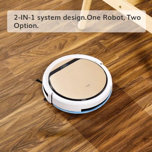  [아마존베스트]ILIFE V5s Pro, 2-in-1 Mopping,Robot Vacuum, Slim, Automatic Self-Charging Robotic Vacuum, Daily Schedule, Ideal for Pet Hair, Hard Floor and Low Pile Carpet.