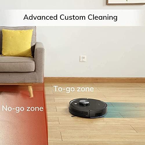  ILIFE A10 Mopping Robot Vacuum, 2-in-1 Robot Vacuum and Mop,Lidar Navigation,2000Pa Strong Suction, Wi-Fi Connected,Works with Alexa,Multiple-Floor Mapping,Ideal for Hard Floor to