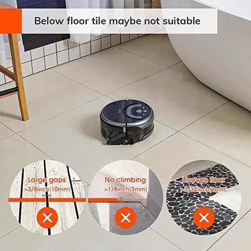  ILIFE Shinebot W400s Mopping Robot, Wet Scrubbing, Floor Washing Robot, XL Water Tank, Zig-Zag Path, Suitable for Hard Floor only.