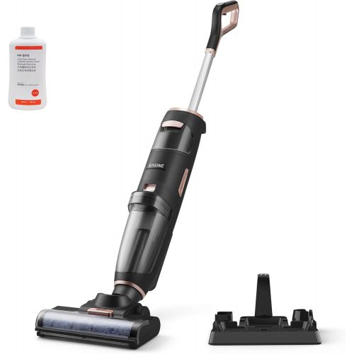  ILIFE EASINE W100 Cordless Stick Vacuum Cleaner, Lightweight Wet Dry Vacuum Cleaner, for Multi-Surface Floor Cleaning, One Button Self-Cleaning, LED Display,Long Runtime, for Hard