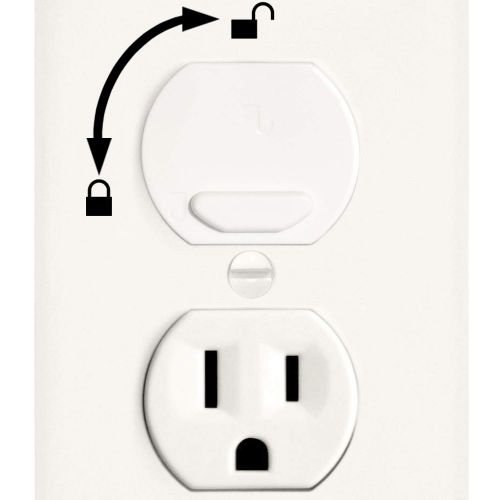  [아마존베스트]Outlet Covers, ILIVABLE Sturdy Childproof Electric Outlet Plugs Protectors Safety Socket Covers Baby...