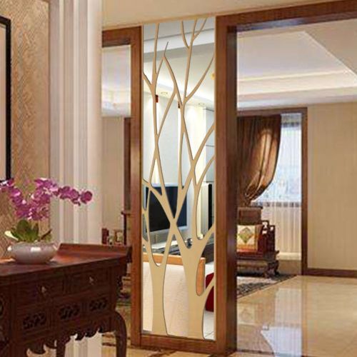  ILXHD iLXHD DIY Modern Mirror Style Removable Decal Art Mural Wall Sticker Home Room Decor