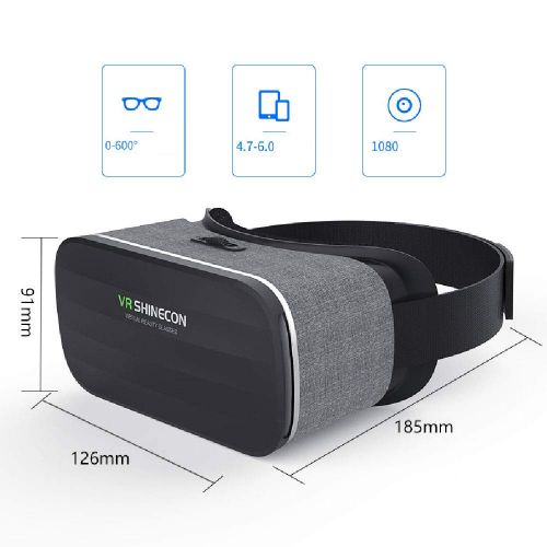  ILYO Virtual Reality Headset, 3D Vr Glasses Eye Support Android Apple Game Phone Portable Ar Box