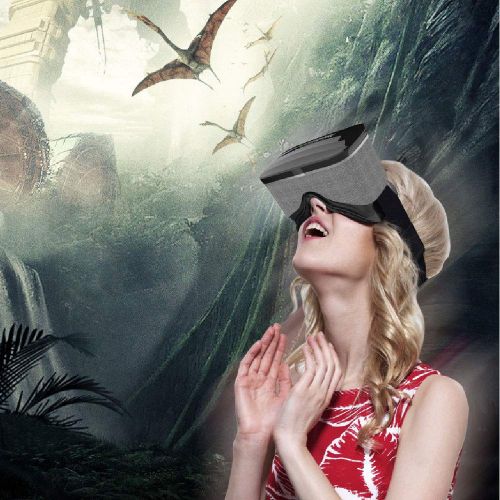  ILYO Virtual Reality Headset, 3D Vr Glasses Eye Support Android Apple Game Phone Portable Ar Box