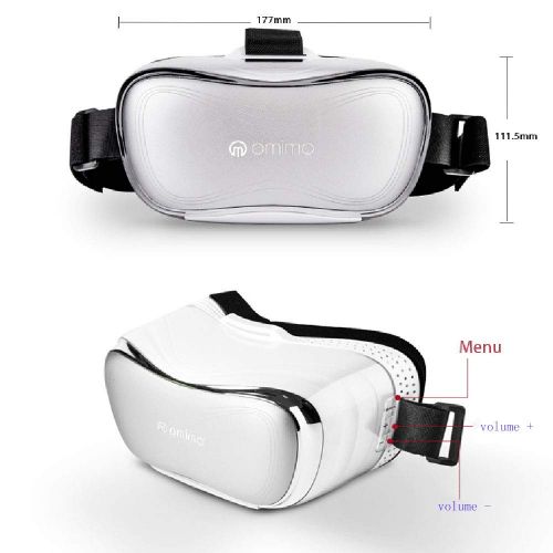  ILYO Virtual Reality Headset, Virtual Reality Box, All-in-one Panoramic Game Video Movie 3D Glasses Smart Head-Mounted Virtual Reality Vr Glasses