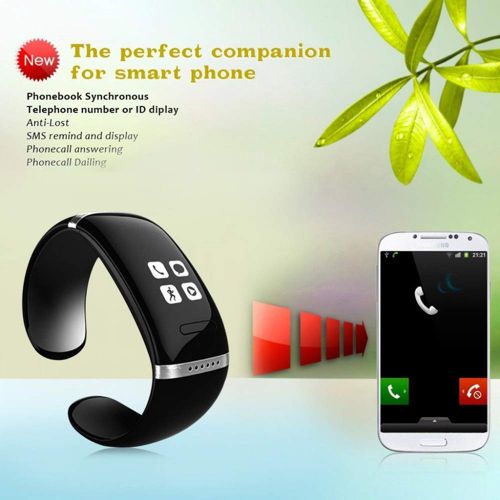  ILYO Fitness Tracker, IP68 Waterproof Bluetooth Call Smart Bracelet Touch Control Information Call Reminder Sports Step Fashion arm Massage Bracelet,Purple