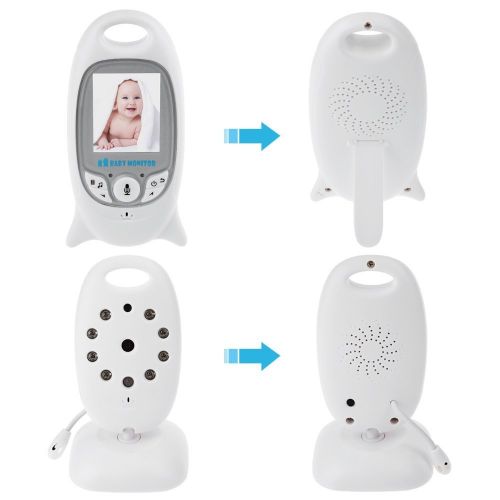  ILifeSmart iLifeSmart VB601-1 2.4G Wireless Baby Video Monitor, with Night Vision, Two-Way Talk LCD Display, Temperature Monitoring, for Baby,Pet, Old People