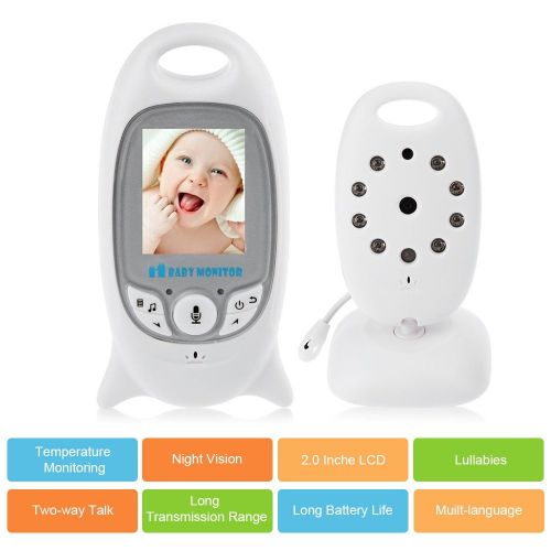  ILifeSmart iLifeSmart VB601-1 2.4G Wireless Baby Video Monitor, with Night Vision, Two-Way Talk LCD Display, Temperature Monitoring, for Baby,Pet, Old People