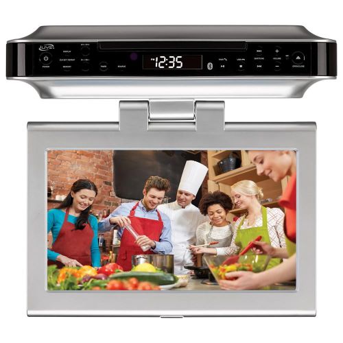  ILive ilive Bluetooth Wireless Under the Counter Cabinet Kitchen LED TVDVD Combo