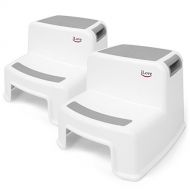 [아마존베스트]ILove 2 Step Stool for Kids (2 Pack) | Toddler Stool for Toilet Potty Training | Slip Resistant Soft Grip for Safety as...