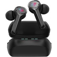 iLuv SG100 Gaming Wireless Earbuds, Bluetooth in-Ear with Changing LED Lights Ultra-Low 60ms Latency and Hands-Free Call MEMS Microphone, Includes Compact Charging Case and 4 Ear T