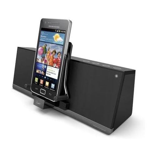  ILuv iLuv iMM377BLK MobiAir Bluetooth Stereo Speaker Dock for Smartphones with Micro-USB Charging, Black