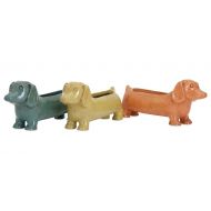 IMAX Worldwide Home 3-Pc 15 in. Dachshund Planter Set