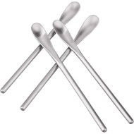 IMEEA Coffee Stirrers Demitasse Espresso Spoons SUS304 Stainless Steel Coffee Stir Sticks 5.9-Inch Tea Spoon, Set of 4