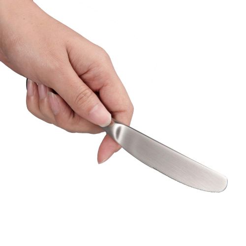  IMEEA Buttermesser Edelstahl Butter- und Aufstrichmesser Laenge 17cm (2-Stueck)