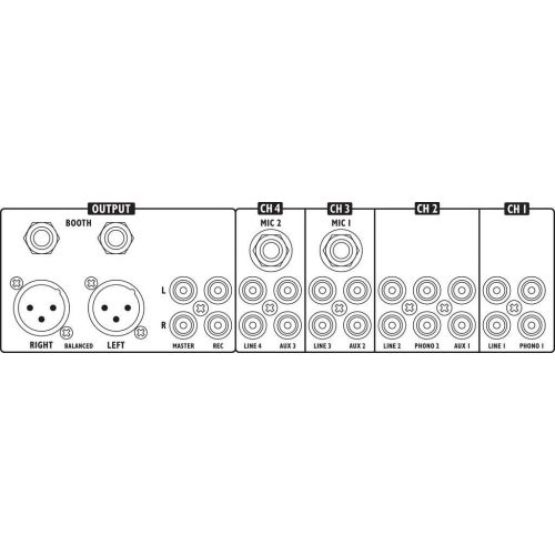  [아마존베스트]IMG Stage Line MPX 410DMP Stereo DJ Mixer with Built-in MP3Player and Bluetooth ReceiverBlack