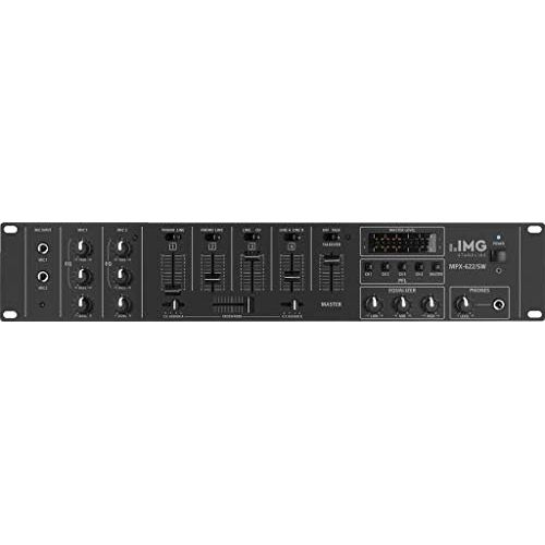  [아마존베스트]IMG Stageline MPX-622/SW stereo audio mixer especially for the ELA and DJ sector.