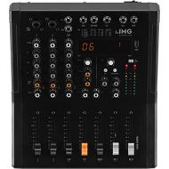 [아마존베스트]IMG Stageline MXR-40PRO Professional 4-Channel Audio Mixer with DSP Effects Unit, Built-in MP3 Player and Bluetooth Receiver, Black
