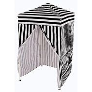 IMPACT CANOPY Impact 4x4 Pop up Changing Dressing Room, Black and White