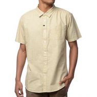 IMPERIAL MOTION Imperial Motion Triumph Melange Tan Short Sleeve Button Up Shirt