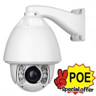 /IMPORX CCTV 20X Auto Tracking PTZ IP Camera, POE+, 20X Optical Zoom, H.265 1080P Full HD Camera - ONVIF High Speed Outdoor Camera, Support SD Card and P2P, 500ft IR Distance, with