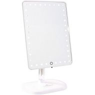 IMPRESSIONS VANITY · COMPANY Impressions Vanity Company Touch Pro LED Makeup Mirror with Wireless Bluetooth Audio + Speakerphone & USB Charger, White, 32 Pound